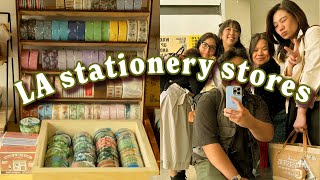 LA Stationery Store Hop | Paper Plant Co. \u0026 Hightide Vlog 📓🌿