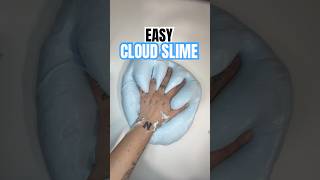 EASY Cloud Slime Recipe ☁️ #slime #slimetutorial #easyrecipe