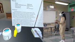 VR Chemistry Lab dual view