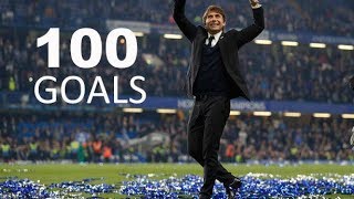 Conte`s Chelsea FC - First 100 Goals - HD