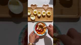 منى اليوم ما بدها تتسحر بيض بس شوفو كيف غيرت رأيها😍😅 #egg