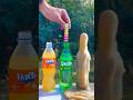 Super experiment: Sprite, Pepsi and Mentos at the same time! 🔥 #experiment #mentos