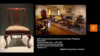 Virtual Gallery Talk: The Art of Seating