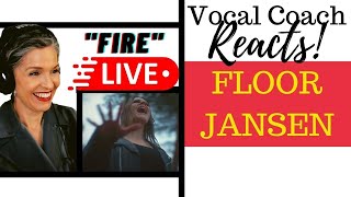 LIVE REACTION "Fire" NEW SINGLE! Floor Jansen - Fire (Official Music Video)