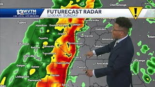 Alabama's Severe Weather Forecast: Widespread storms will race into Alabama this weekend