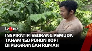 Pemuda Asal Bojonegoro Sulap Pekarangan Rumah jadi Kebun Kopi | Kabar Pasar tvOne