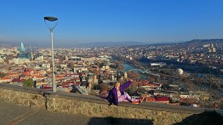 Tbilisi,Georgia 🇬🇪 tour in town (Τιφλίδα - Γεωργία) part 1