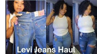 Levi  Jeans Try On Haul Size 10