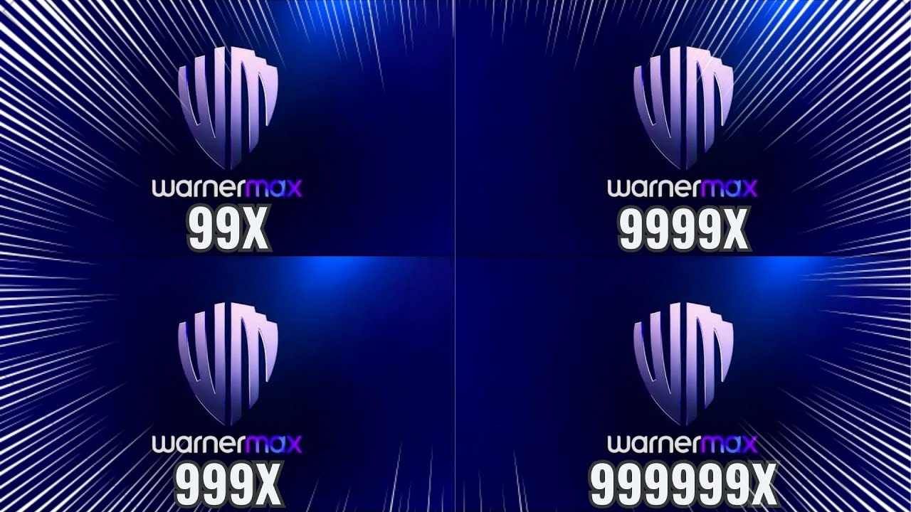 Warner Max Intro Logo Getting 99999x Speed Youtube