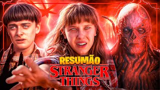 STRANGER THINGS — O Maior Sucesso da Netflix (AS 4 TEMPORADAS): A História em 1 Vídeo!
