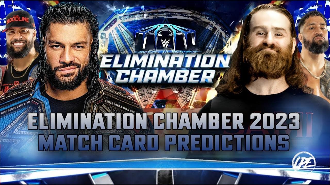 WWE ELIMINATION CHAMBER 2023 MATCH CARD PREDICTIONS - YouTube