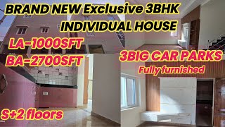 ID-190 EXCLUSIVE BRAND NEW 3BHK INDIVIDUAL ROW HOUSE FOR SALE IN CHENNAI AYAPAKKAM.