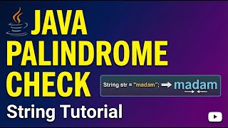 Java Palindrome Program | Check if a String is a Palindrome #Java #Coding #Programming #Palindrome