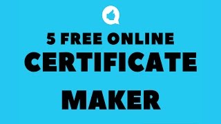 5 Best Free Online Certificate Maker