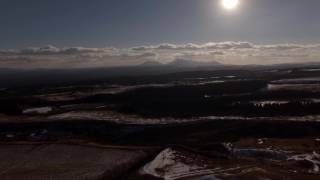 阿蘇山 久住高原からのドローン空撮(4K) 20170124 Drone video of Mt. Aso from Kuju Kogen