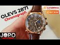 OLEVS 2871 Luxury Chronograph Watch│Olevs Watch Review│Subtitles