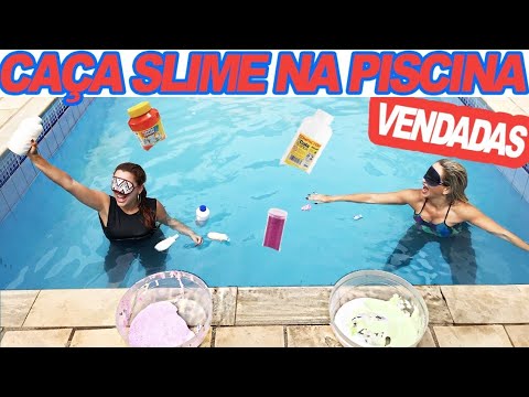 Desafio Slime Na Piscina Youtube