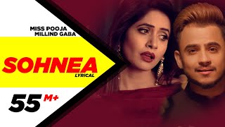 Sohnea ( Lyrical Video ) | Miss Pooja Feat. Millind Gaba | Punjabi Songs | Speed Records