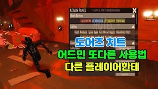 도어즈 어드민 (다른 플레이어한테)사용법