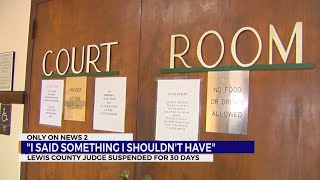 Lewis County Judge suspended for 30 days