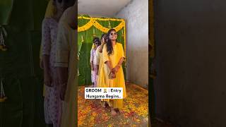 🤵‍♂️GROOM Entry | Hungama Begins | Bro Haldi Ceremony #weddingevent Relationshipgoals #groomsquad