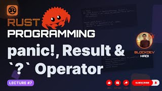 🦀 Master Rust Programming #7 | Error Handling: panic!, Result, ? Operator vs JavaScript try/catch 🚀