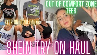SHEIN try on HAUL 💘 2023 JAN, Baddie CROP tops 😍 Keep or send back? Out of comfort zone!😍❤️🔥