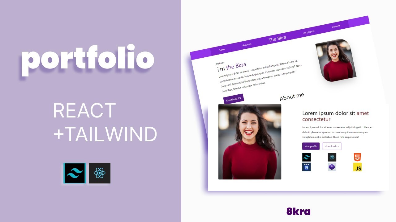 How To Build A Portfolio Website Using React Js And Tailwind Css ...