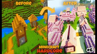 I BUILD A NEW JAPANESE VILLAGE IN MINECRAFT HARDCORE #6 Tecsaan Gamerz