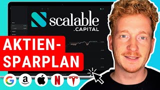 Scalable Capital Aktien Sparplan erstellen