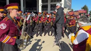 2024 Commanders Marching Band pregame performance in Legends Plaza