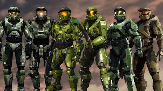 The Evolution of Halo's Mark V Armor Including Lehto's Remake