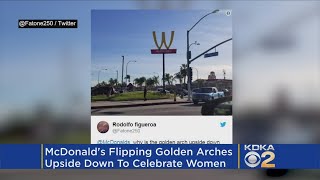Double Take: McDonald’s Turns Arches Upside Down To Make Statement