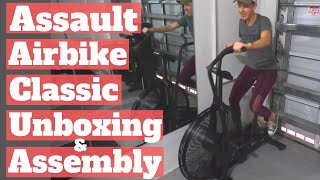 Assault AirBike Classic unboxing & assembly