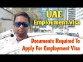 UAE Employment Visa | Documents Required To Apply For Employment Visa | Live Talk Dubai