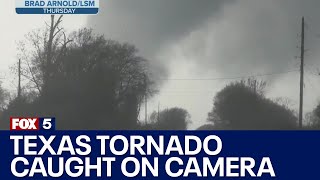 Texas tornado caught on camera