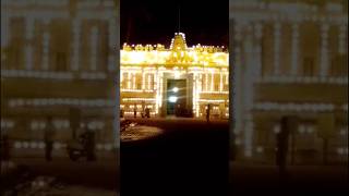 On Shivaratri Day the Golden Crown  Is Placed To Lord Shiva At Mysore Palace Premises Temple #shorts