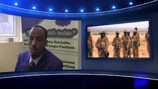 Qaar ka mid ah ma suuliyiinta Qurbojoogta iyo Afhayeenka guud ee Qurbojoogta Puntland.