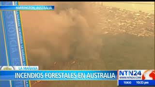 Centenares de incendios mantienen en vilo a Australia