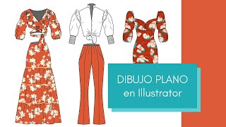 DIBUJO PLANO BÁSICO EN ILLUSTRATOR