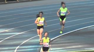 20160306153747 台北市104學年度中等學校運動會田徑賽國女組4x400公尺接力預賽第1組 明湖國中（施雅莉、饒思鈺、吳蕙妤、莊庭琁）、金華國中、麗山國中、陽明高中、進决賽。