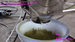 Moringa leaves herbs mini fine powder pulverizer machine