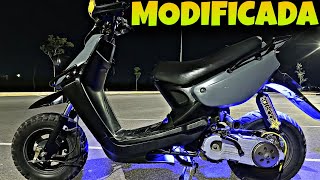 MOTONETA MODIFICADA Italika W150 así va quedando pintura, accesorios y más #Scooter #Pazola #WS150