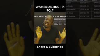SQL DISTINCT