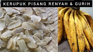 BIKIN KETAGIHAN KERUPUK PISANG MANIS DAN RENYAH, RESEP LENGKAP DAN CARA PEMBUATAN, IDE USAHA