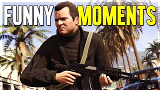 GTA 5 Funny Moments - Funny Fails, Best Campaign Moments (GTA V Funtage)