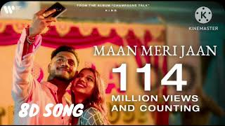Maan Meri Jaan | Official Music Video | Champagne Talk | King 8d song #8daudio #viral #king @King