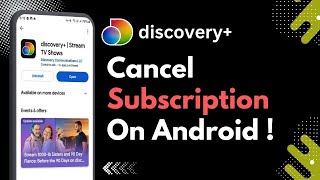 How to Cancel discovery+ Subscription on Android !