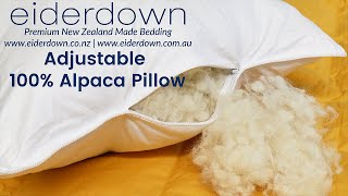 Adjustable 100% Alpaca Pillow