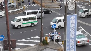 【白バイVS気だるそうな警察官】取り締まり一本勝負！交通機動隊に敵対心剥き出しな感じは気のせい？